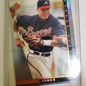 1997 The Upper Deck Co LLP CHIPPER JONES Atlanta Braves Baseball Card No. 25